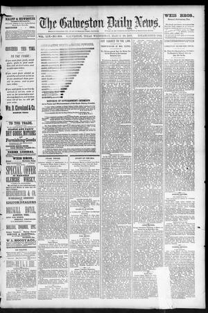 The Galveston Daily News. (Galveston, Tex.), Vol. 45, No. 338, Ed. 1 Wednesday, March 30, 1887
