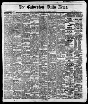 Primary view of object titled 'The Galveston Daily News. (Galveston, Tex.), Vol. 37, No. 86, Ed. 1 Tuesday, July 2, 1878'.