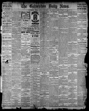 Primary view of object titled 'The Galveston Daily News. (Galveston, Tex.), Vol. 40, No. 244, Ed. 1 Sunday, January 1, 1882'.