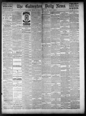 The Galveston Daily News. (Galveston, Tex.), Vol. 40, No. 111, Ed. 1 Saturday, July 30, 1881