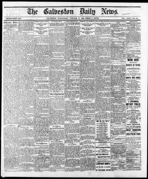 The Galveston Daily News. (Galveston, Tex.), Vol. 35, No. 185, Ed. 1 Wednesday, October 25, 1876