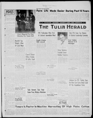 Primary view of object titled 'The Tulia Herald (Tulia, Tex), Vol. 49, No. 47, Ed. 1, Thursday, November 24, 1955'.
