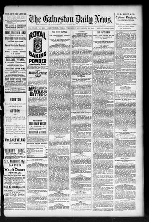 The Galveston Daily News. (Galveston, Tex.), Vol. 43, No. 211, Ed. 1 Thursday, November 20, 1884