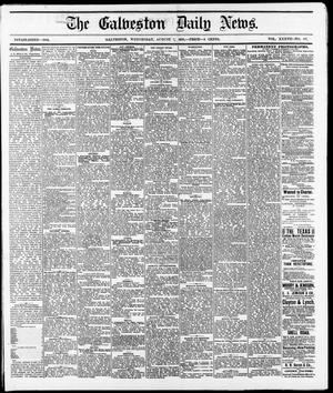 The Galveston Daily News. (Galveston, Tex.), Vol. 37, No. 117, Ed. 1 Wednesday, August 7, 1878