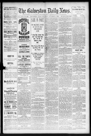 The Galveston Daily News. (Galveston, Tex.), Vol. 43, No. 199, Ed. 1 Saturday, November 8, 1884