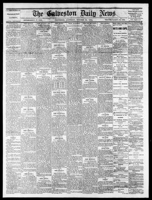 Primary view of object titled 'The Galveston Daily News. (Galveston, Tex.), Vol. 34, No. 250, Ed. 1 Saturday, October 24, 1874'.
