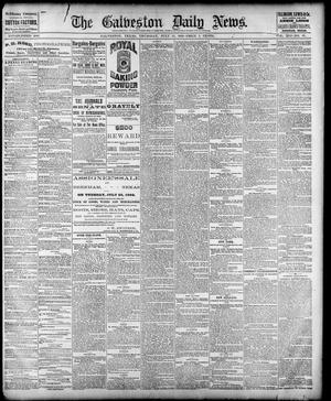 Primary view of object titled 'The Galveston Daily News. (Galveston, Tex.), Vol. 41, No. 97, Ed. 1 Thursday, July 13, 1882'.