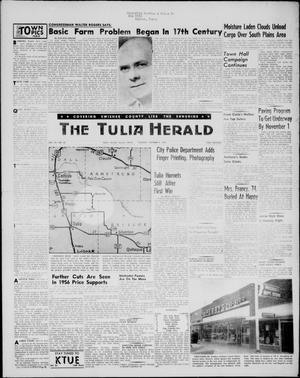 Primary view of object titled 'The Tulia Herald (Tulia, Tex), Vol. 49, No. 40, Ed. 1, Thursday, October 6, 1955'.