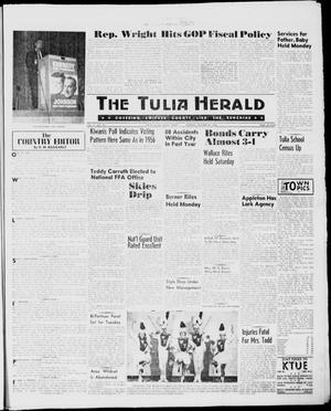 Primary view of object titled 'The Tulia Herald (Tulia, Tex), Vol. 51, No. 42, Ed. 1, Thursday, October 20, 1960'.