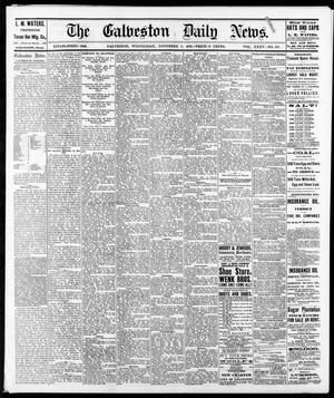Primary view of object titled 'The Galveston Daily News. (Galveston, Tex.), Vol. 35, No. 197, Ed. 1 Wednesday, November 8, 1876'.
