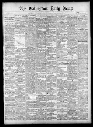 Primary view of object titled 'The Galveston Daily News. (Galveston, Tex.), Vol. 39, No. 206, Ed. 1 Thursday, November 18, 1880'.