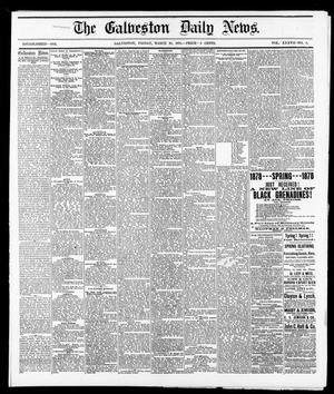 The Galveston Daily News. (Galveston, Tex.), Vol. 37, No. 5, Ed. 1 Friday, March 29, 1878