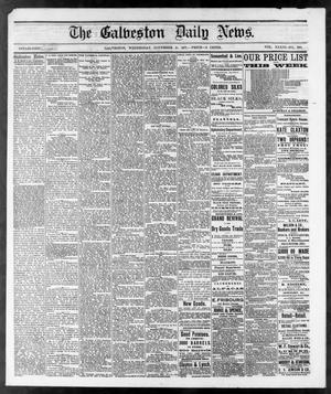 Primary view of The Galveston Daily News. (Galveston, Tex.), Vol. 36, No. 208, Ed. 1 Wednesday, November 21, 1877