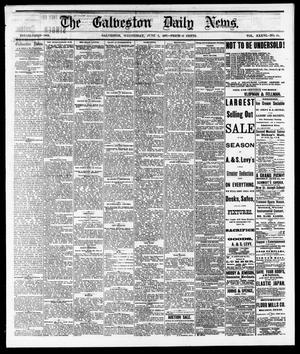 Primary view of The Galveston Daily News. (Galveston, Tex.), Vol. 36, No. 64, Ed. 1 Wednesday, June 6, 1877