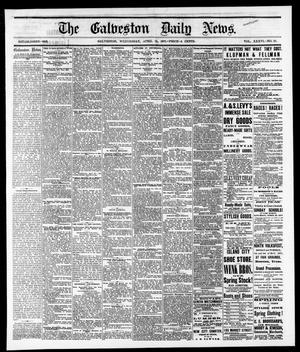 The Galveston Daily News. (Galveston, Tex.), Vol. 36, No. 28, Ed. 1 Wednesday, April 25, 1877