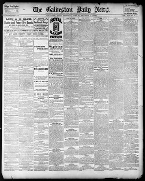 Primary view of object titled 'The Galveston Daily News. (Galveston, Tex.), Vol. 42, No. 35, Ed. 1 Thursday, April 26, 1883'.