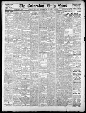 Primary view of object titled 'The Galveston Daily News. (Galveston, Tex.), Vol. 37, No. 162, Ed. 1 Saturday, September 28, 1878'.