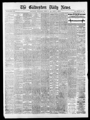 Primary view of object titled 'The Galveston Daily News. (Galveston, Tex.), Vol. 37, No. 309, Ed. 1 Wednesday, March 19, 1879'.