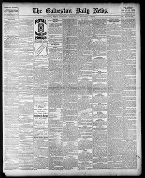 Primary view of object titled 'The Galveston Daily News. (Galveston, Tex.), Vol. 41, No. 283, Ed. 1 Thursday, February 15, 1883'.