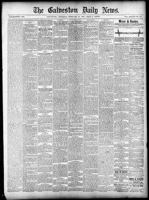 The Galveston Daily News. (Galveston, Tex.), Vol. 37, No. 286, Ed. 1 Thursday, February 20, 1879