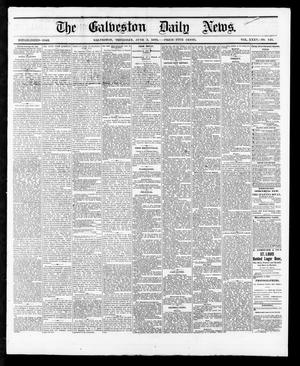 Primary view of object titled 'The Galveston Daily News. (Galveston, Tex.), Vol. 35, No. 125, Ed. 1 Thursday, June 3, 1875'.