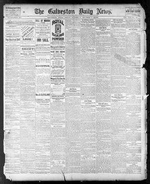 Primary view of object titled 'The Galveston Daily News. (Galveston, Tex.), Vol. 42, No. 204, Ed. 1 Friday, October 12, 1883'.