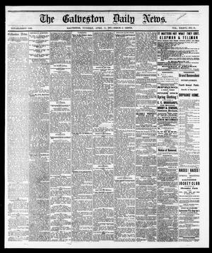 The Galveston Daily News. (Galveston, Tex.), Vol. 36, No. 21, Ed. 1 Tuesday, April 17, 1877