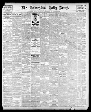 Primary view of object titled 'The Galveston Daily News. (Galveston, Tex.), Vol. 41, No. 205, Ed. 1 Thursday, November 16, 1882'.