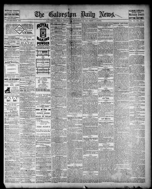 The Galveston Daily News. (Galveston, Tex.), Vol. 40, No. 211, Ed. 1 Thursday, November 24, 1881