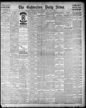 The Galveston Daily News. (Galveston, Tex.), Vol. 40, No. 203, Ed. 1 Tuesday, November 15, 1881
