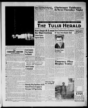 Primary view of object titled 'The Tulia Herald (Tulia, Tex), Vol. 54, No. 50, Ed. 1, Thursday, December 13, 1962'.