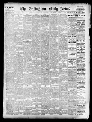 Primary view of object titled 'The Galveston Daily News. (Galveston, Tex.), Vol. 37, No. 231, Ed. 1 Wednesday, December 18, 1878'.