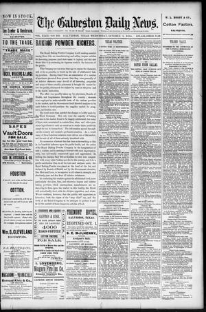 The Galveston Daily News. (Galveston, Tex.), Vol. 43, No. 168, Ed. 1 Wednesday, October 8, 1884