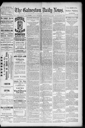 The Galveston Daily News. (Galveston, Tex.), Vol. 43, No. 155, Ed. 1 Thursday, September 25, 1884