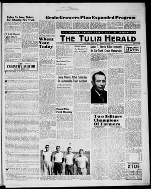 The Tulia Herald (Tulia, Tex), Vol. 54, No. 35, Ed. 1, Thursday, August 30, 1962