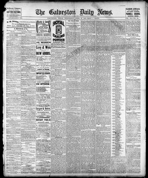 Primary view of object titled 'The Galveston Daily News. (Galveston, Tex.), Vol. 41, No. 30, Ed. 1 Wednesday, April 26, 1882'.
