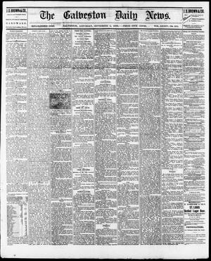 Primary view of object titled 'The Galveston Daily News. (Galveston, Tex.), Vol. 34, No. 203, Ed. 1 Saturday, September 4, 1875'.