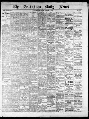 Primary view of object titled 'The Galveston Daily News. (Galveston, Tex.), No. 388, Ed. 1 Tuesday, January 6, 1874'.