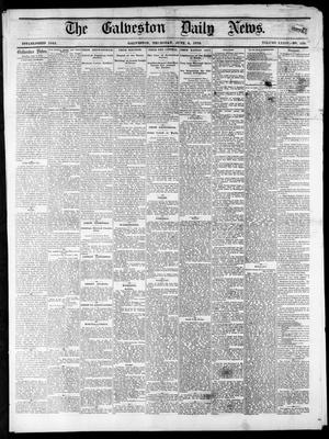 Primary view of object titled 'The Galveston Daily News. (Galveston, Tex.), Vol. 34, No. 128, Ed. 1 Thursday, June 4, 1874'.