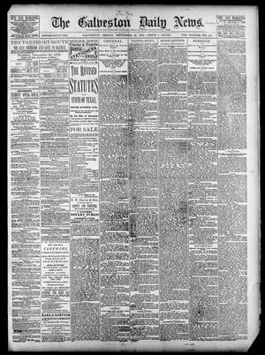 Primary view of object titled 'The Galveston Daily News. (Galveston, Tex.), Vol. 38, No. 239, Ed. 1 Friday, December 26, 1879'.