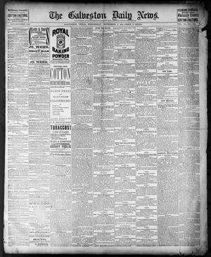 Primary view of object titled 'The Galveston Daily News. (Galveston, Tex.), Vol. 40, No. 144, Ed. 1 Wednesday, September 7, 1881'.