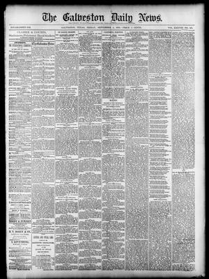 Primary view of object titled 'The Galveston Daily News. (Galveston, Tex.), Vol. 38, No. 143, Ed. 1 Friday, September 5, 1879'.