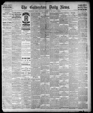 Primary view of object titled 'The Galveston Daily News. (Galveston, Tex.), Vol. 40, No. 179, Ed. 1 Tuesday, October 18, 1881'.