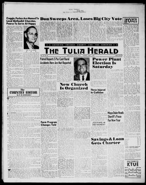 The Tulia Herald (Tulia, Tex), Vol. 54, No. 23, Ed. 1, Thursday, June 7, 1962