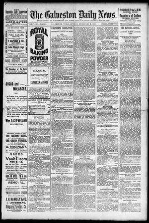The Galveston Daily News. (Galveston, Tex.), Vol. 43, No. 284, Ed. 1 Sunday, February 1, 1885