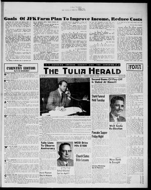 The Tulia Herald (Tulia, Tex), Vol. 54, No. 7, Ed. 1, Thursday, February 15, 1962