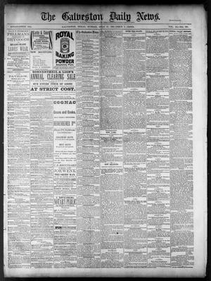 Primary view of object titled 'The Galveston Daily News. (Galveston, Tex.), Vol. 40, No. 100, Ed. 1 Sunday, July 17, 1881'.