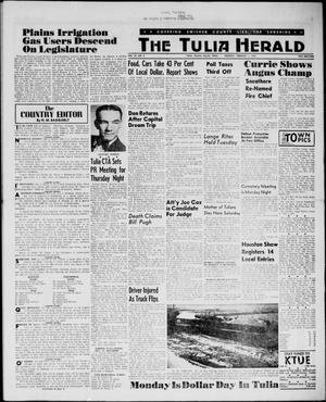 The Tulia Herald (Tulia, Tex), Vol. 54, No. 5, Ed. 1, Thursday, February 1, 1962