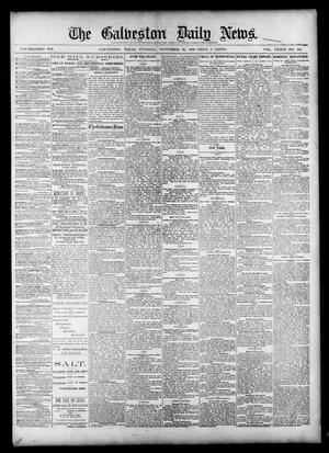 The Galveston Daily News. (Galveston, Tex.), Vol. 39, No. 216, Ed. 1 Tuesday, November 30, 1880
