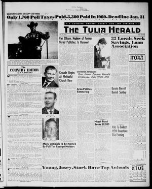 The Tulia Herald (Tulia, Tex), Vol. 54, No. 4, Ed. 1, Thursday, January 25, 1962